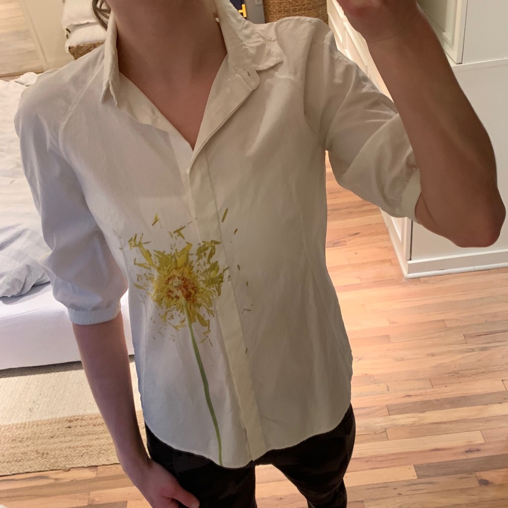 Designer Akris Button Up Top - image 7